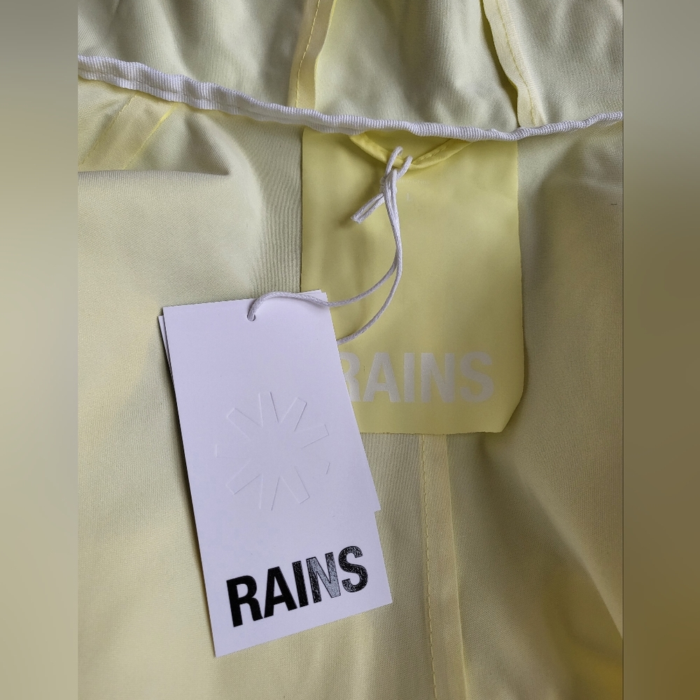 NWT Rains Curve Belted Raincoat Trench, Women's M/L Color Straw - Picture 12 of 15